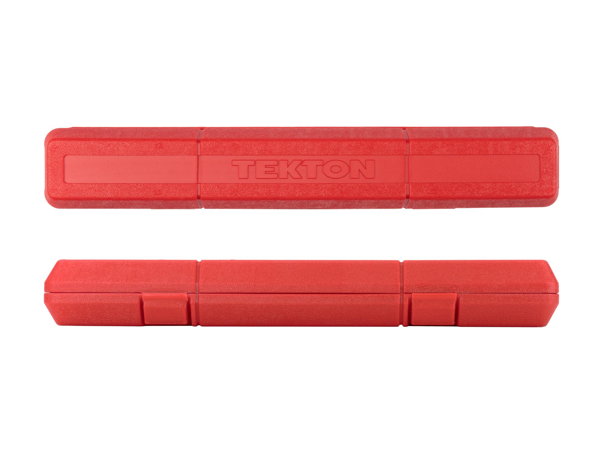 Tekton  torque wrench shown in a case storage option. Item #24335