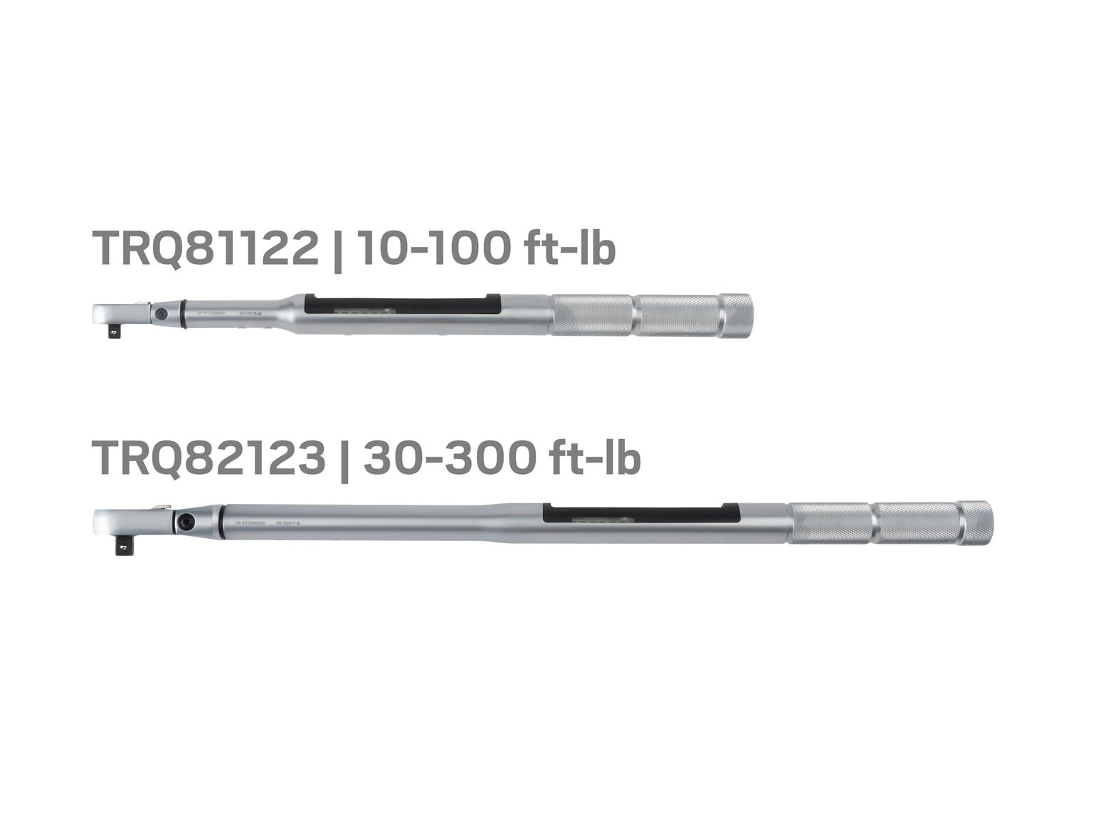 Side view of Tekton case torque wrench set. Item #TRQ98901