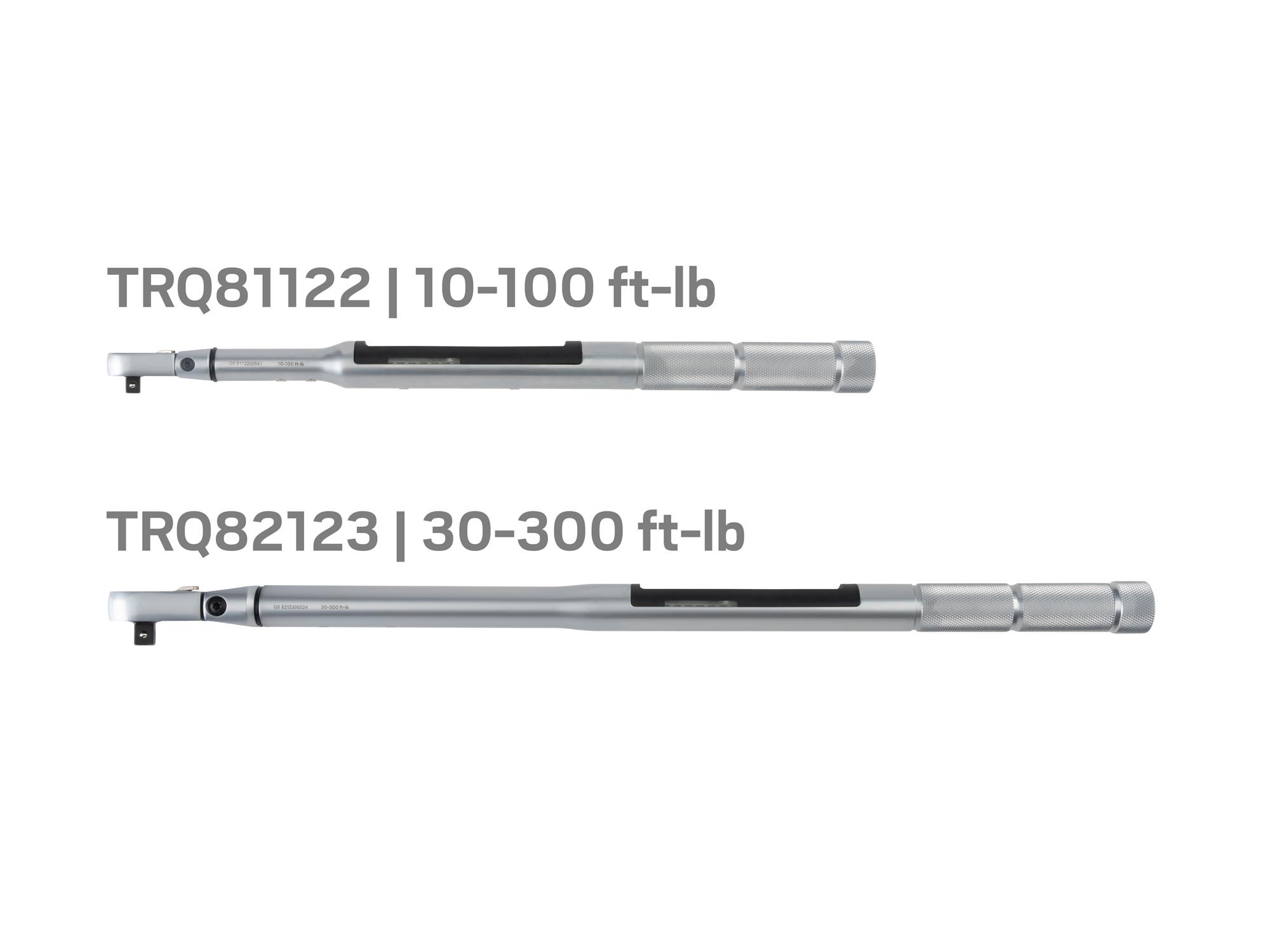 Side view of Tekton case electronic torque wrench set. Item #TRQ98901
