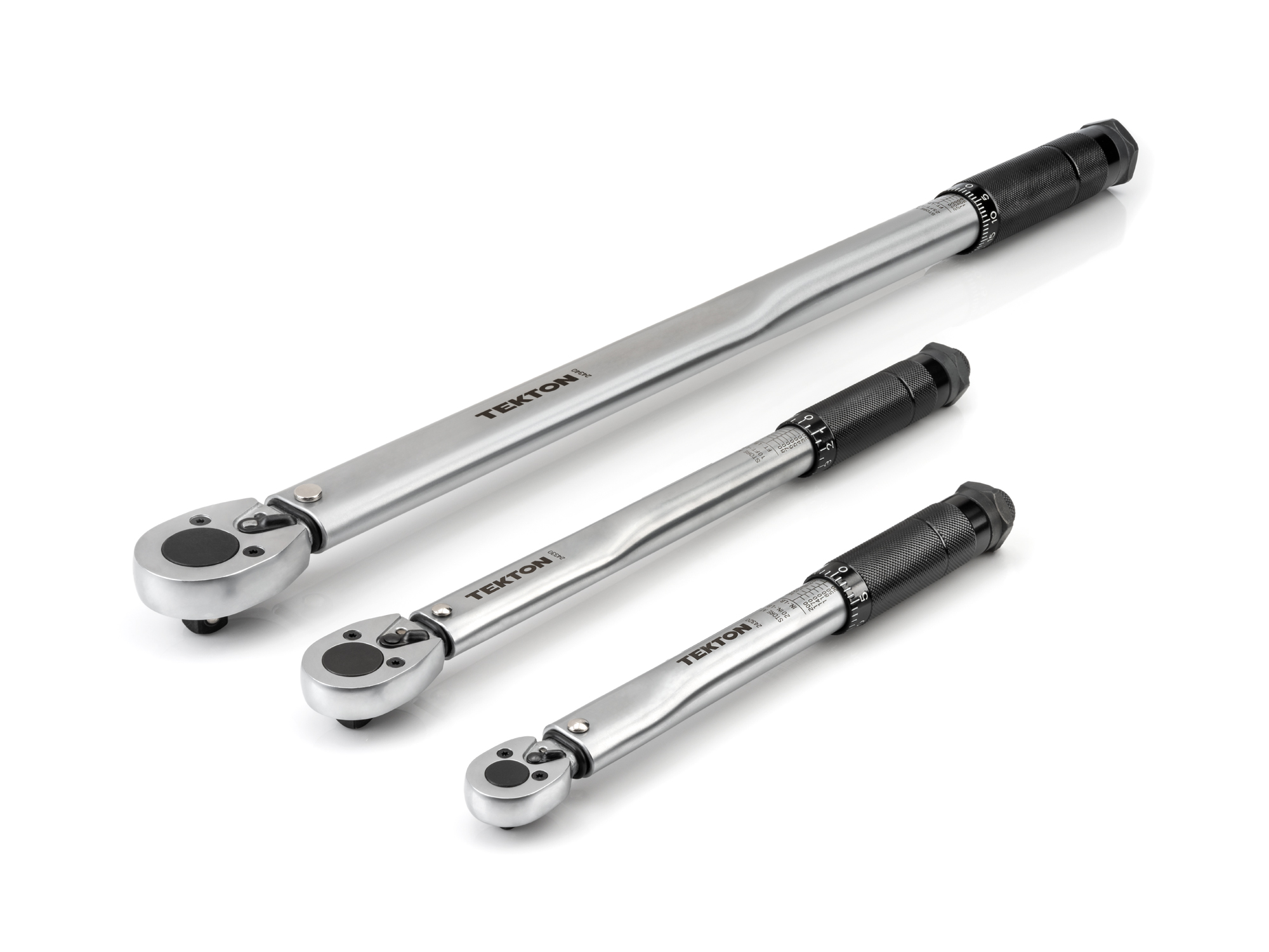 Includes: 3 torque wrenches covering the torque ranges 20-200 in-lb, 10-80 ft-lb, and 25-250 ft-lb. Each comes in an individual storage case. TRQ99901.