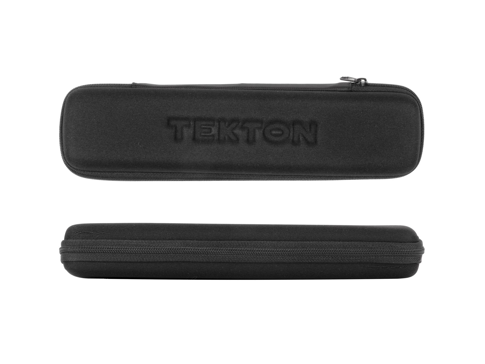 Tekton torque wrench shown in a case storage option. Item #TRQ21101