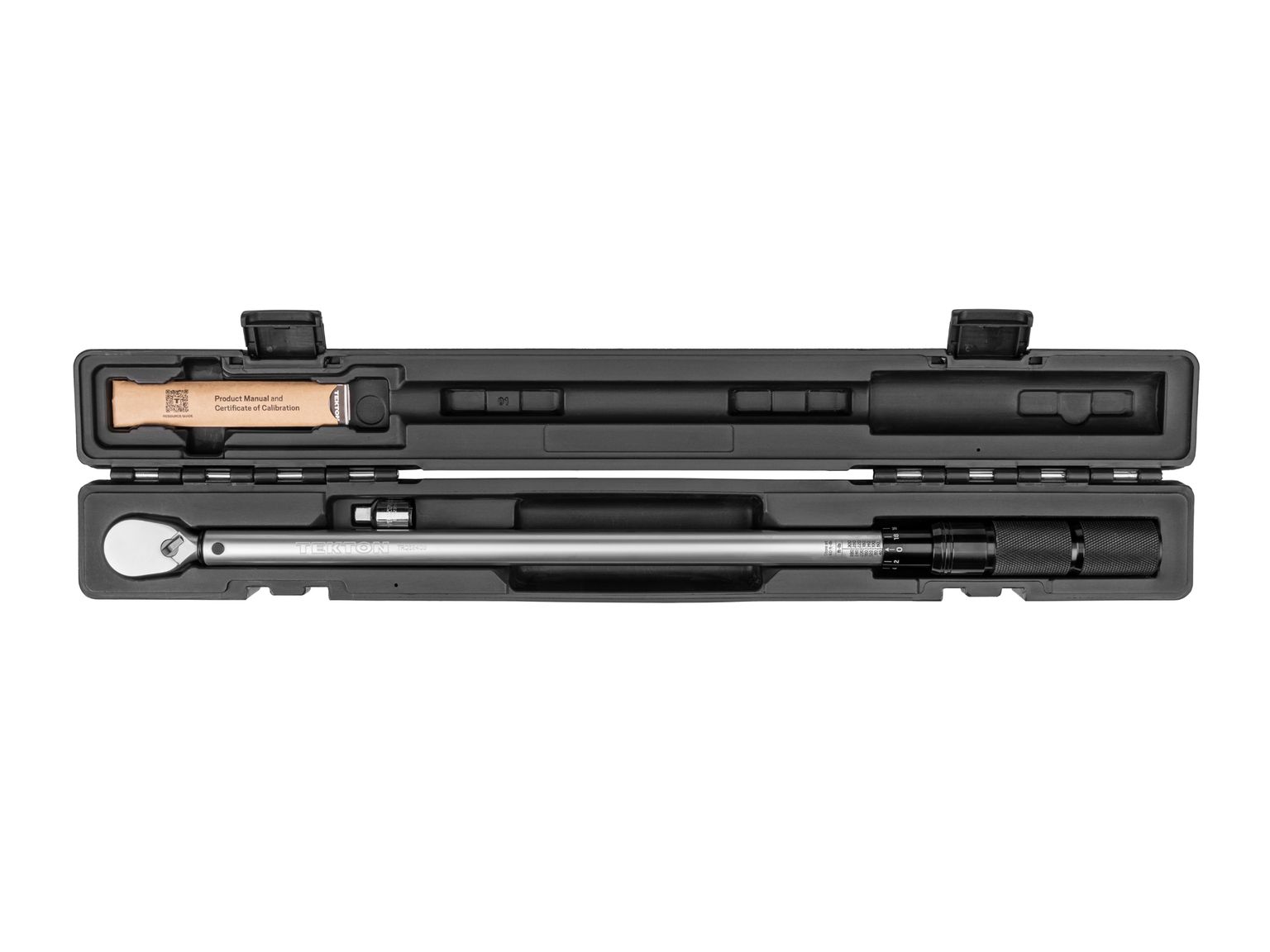 TEKTON 1/2 Inch Drive Dual-Direction Micrometer Torque Wrench (40 - 300 ft-lb)