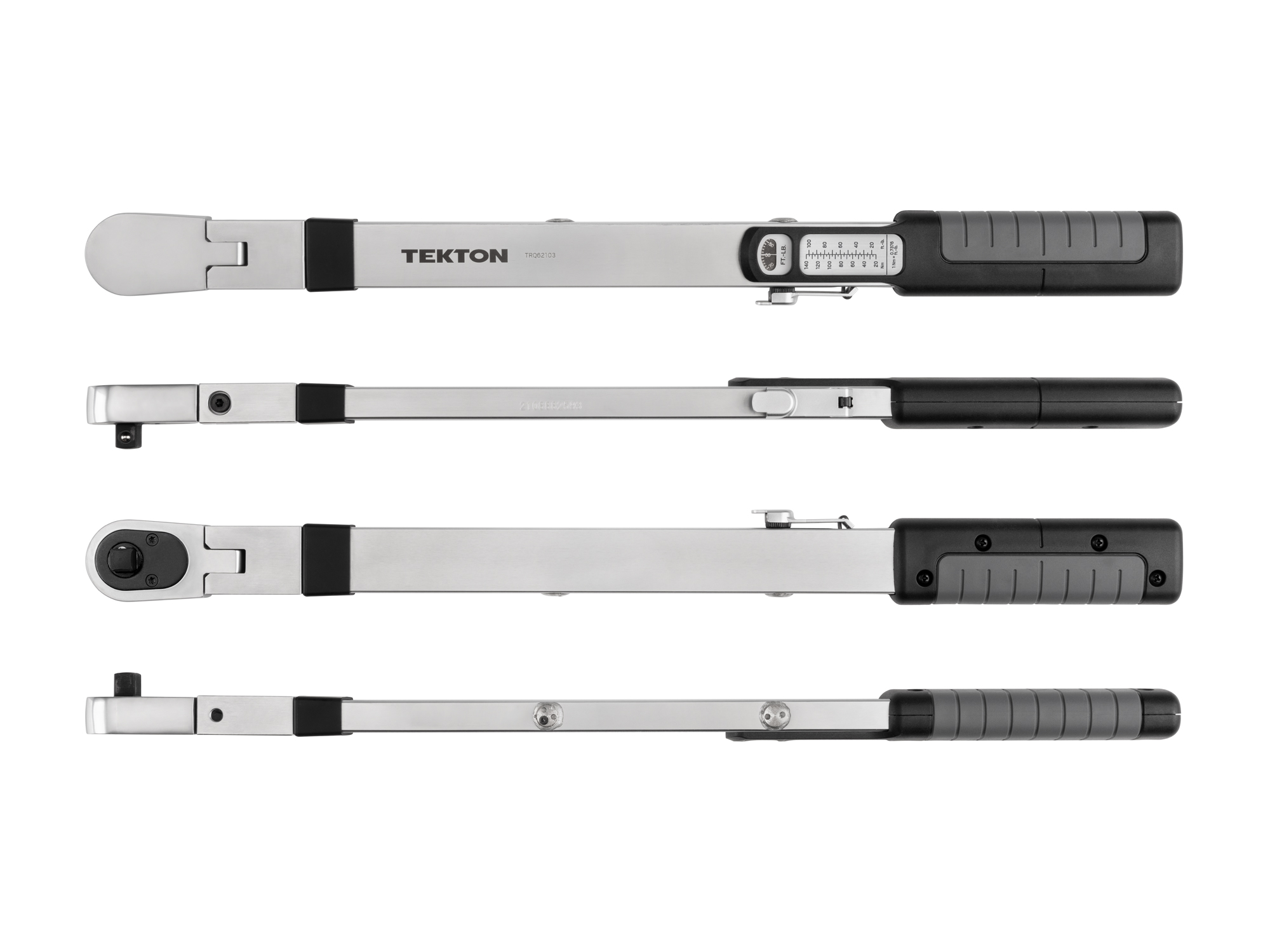 3/8 Inch Drive 72-Tooth Split Beam Torque Wrench (ft-lb) | TEKTON