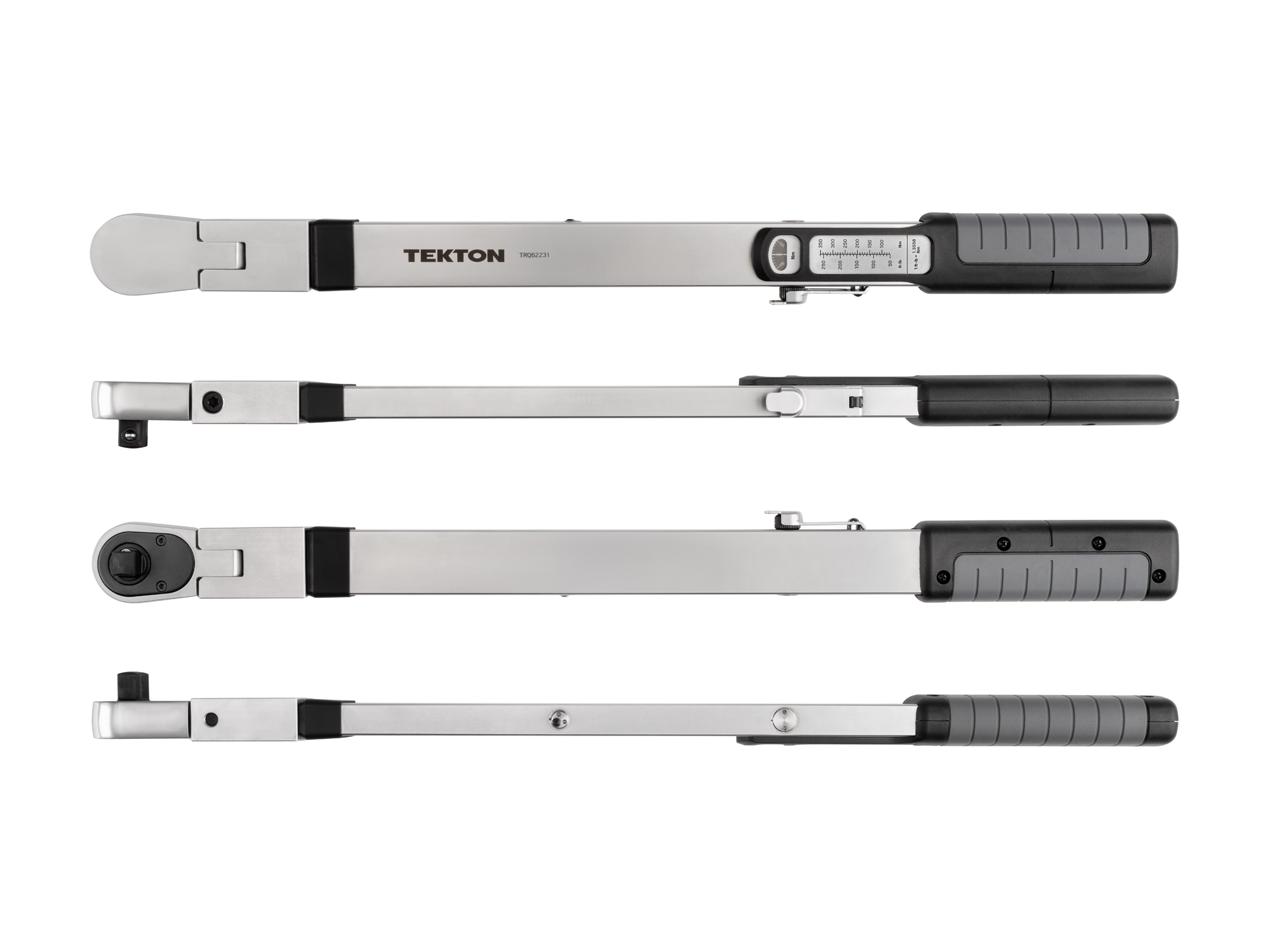1/2 Inch Drive 72-Tooth Split Beam Torque Wrench (70–350 Nm 1/2 Inch Drive 72-Tooth Split Beam Torque Wrench (70–350 Nm