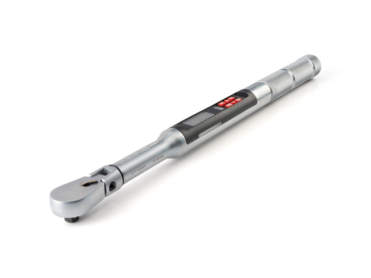 Front-right angle view of Tekton case torque wrench set. Item #TRQ81122