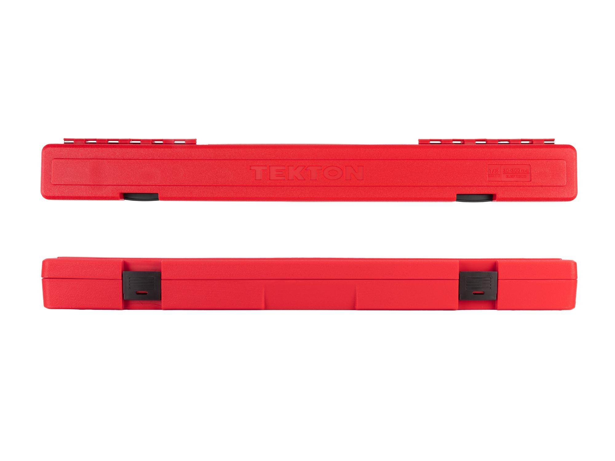 Second side view of Tekton case electronic torque wrench. Item #TRQ82123