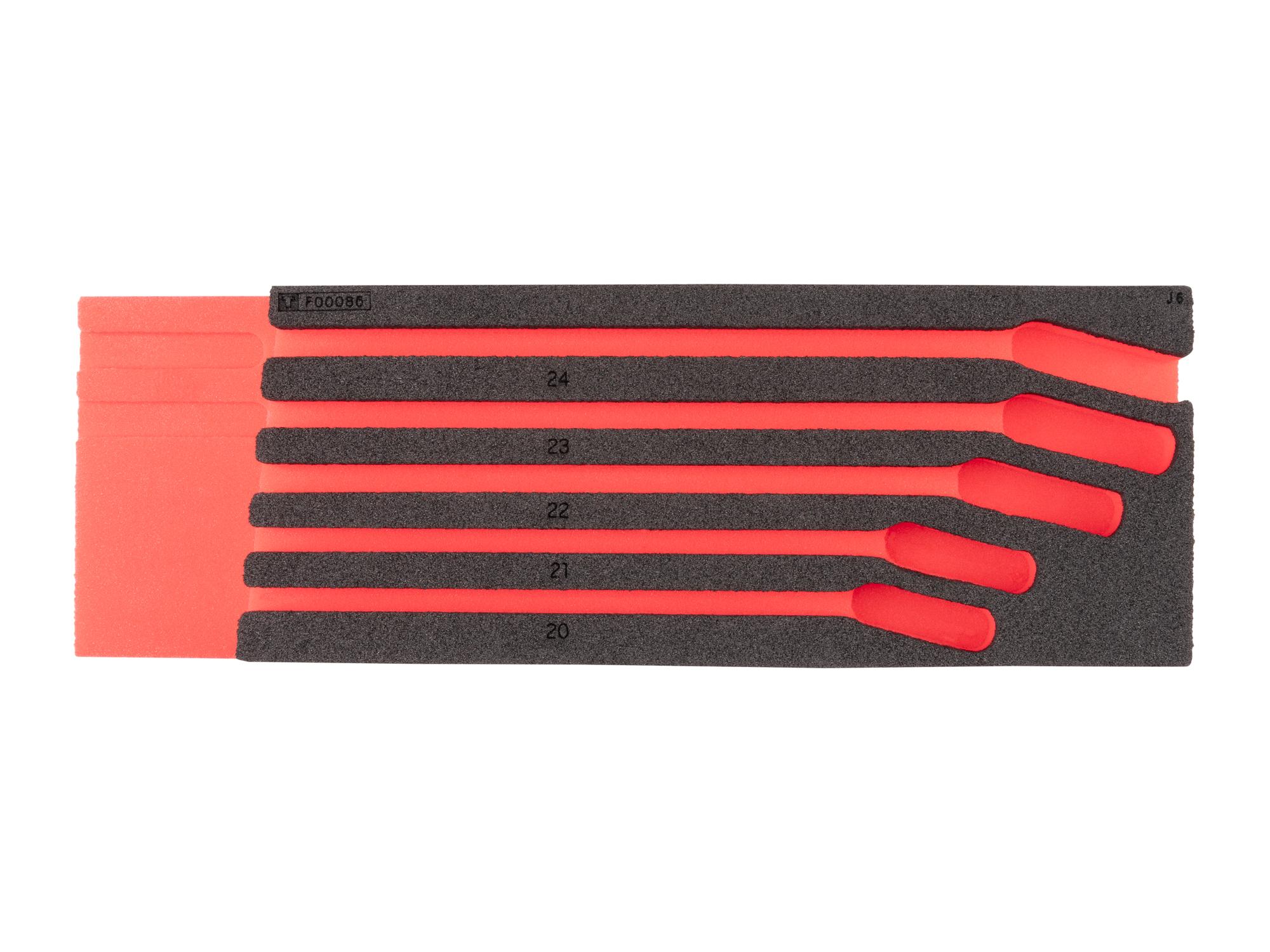 Combination Set Foam Organizer, 12 x 4 Inch (5-Tool)