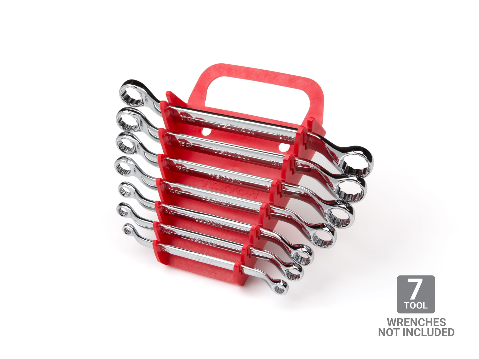 TEKTON 7-Tool Box End Wrench Holder (Red)