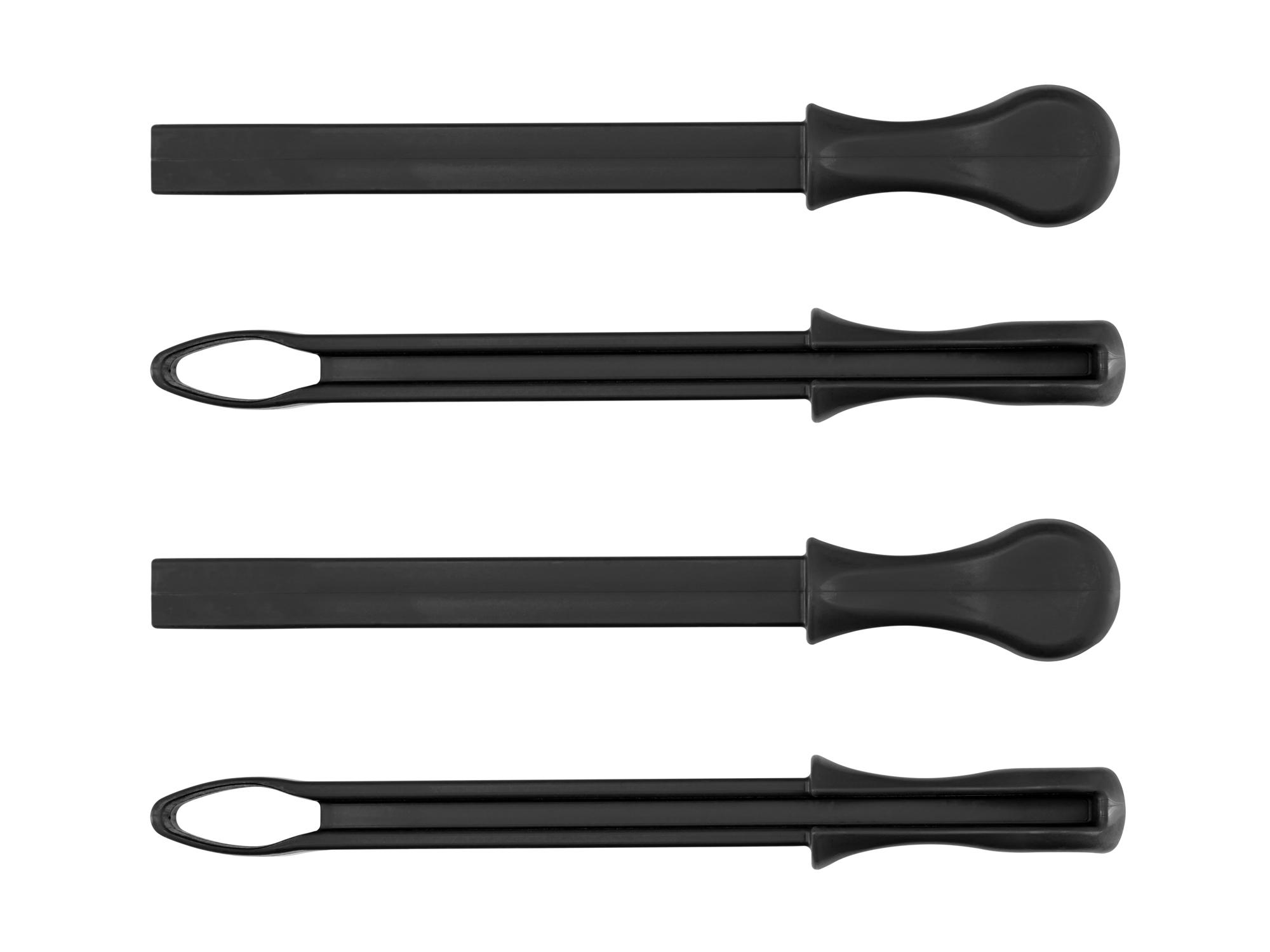 Side view of black Tekton 7 inch wrench organization. Item #ORG24307
