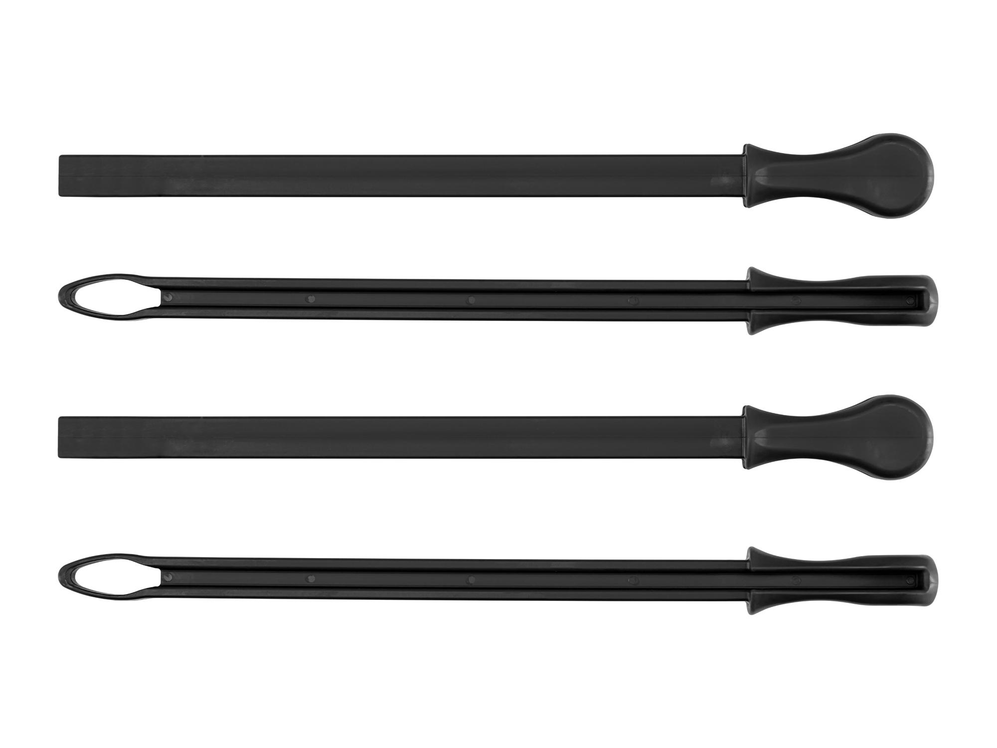 Side view of black Tekton 10 inch wrench organization. Item #ORG24310