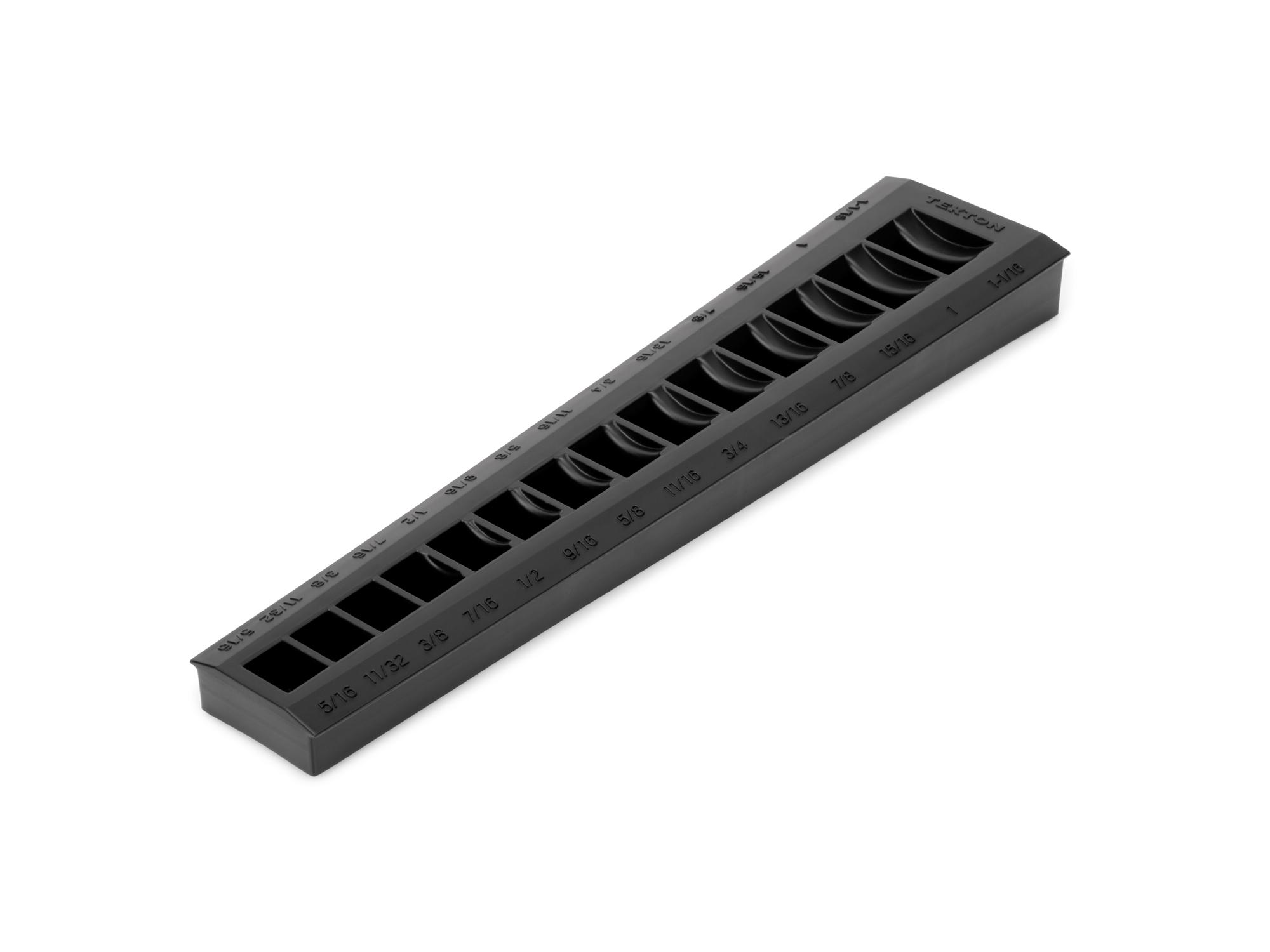 14-Tool 3/8 Inch Drive Flare Nut Crowfoot Wrench Organizer Rack