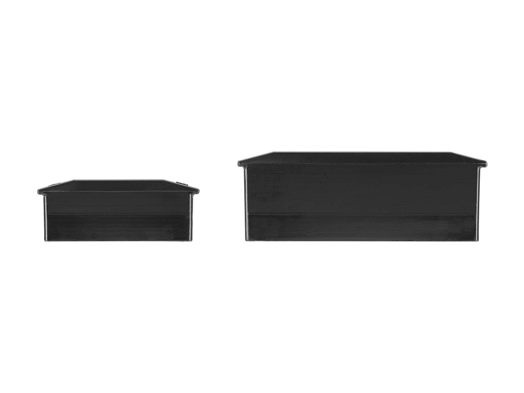 Second side view of black Tekton rack wrench organization. Item #ORG25114