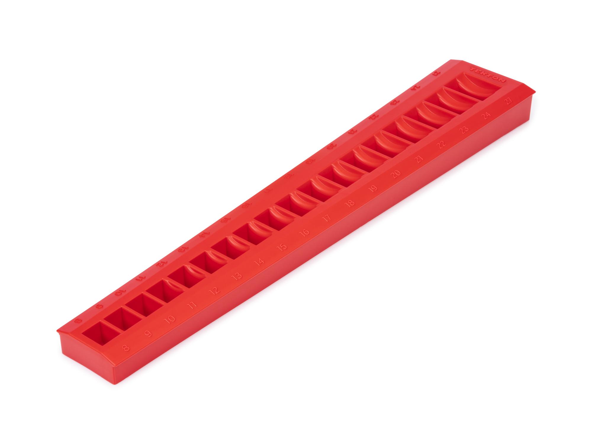 18-Tool 3/8 Inch Drive Flare Nut Crowfoot Wrench Organizer Rack