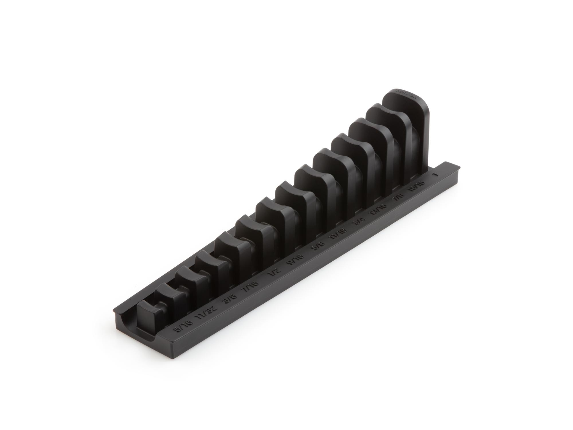 13-Tool 3/8 Inch Drive Crowfoot Wrench Organizer Rack