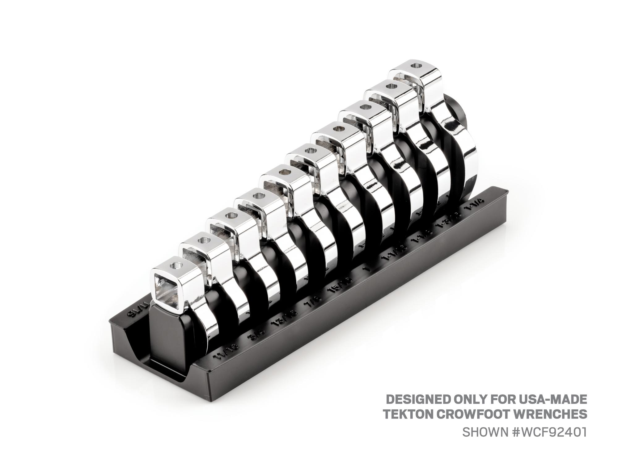 Tekton rack wrench organization with tools. Tools not included. Item #ORG26310