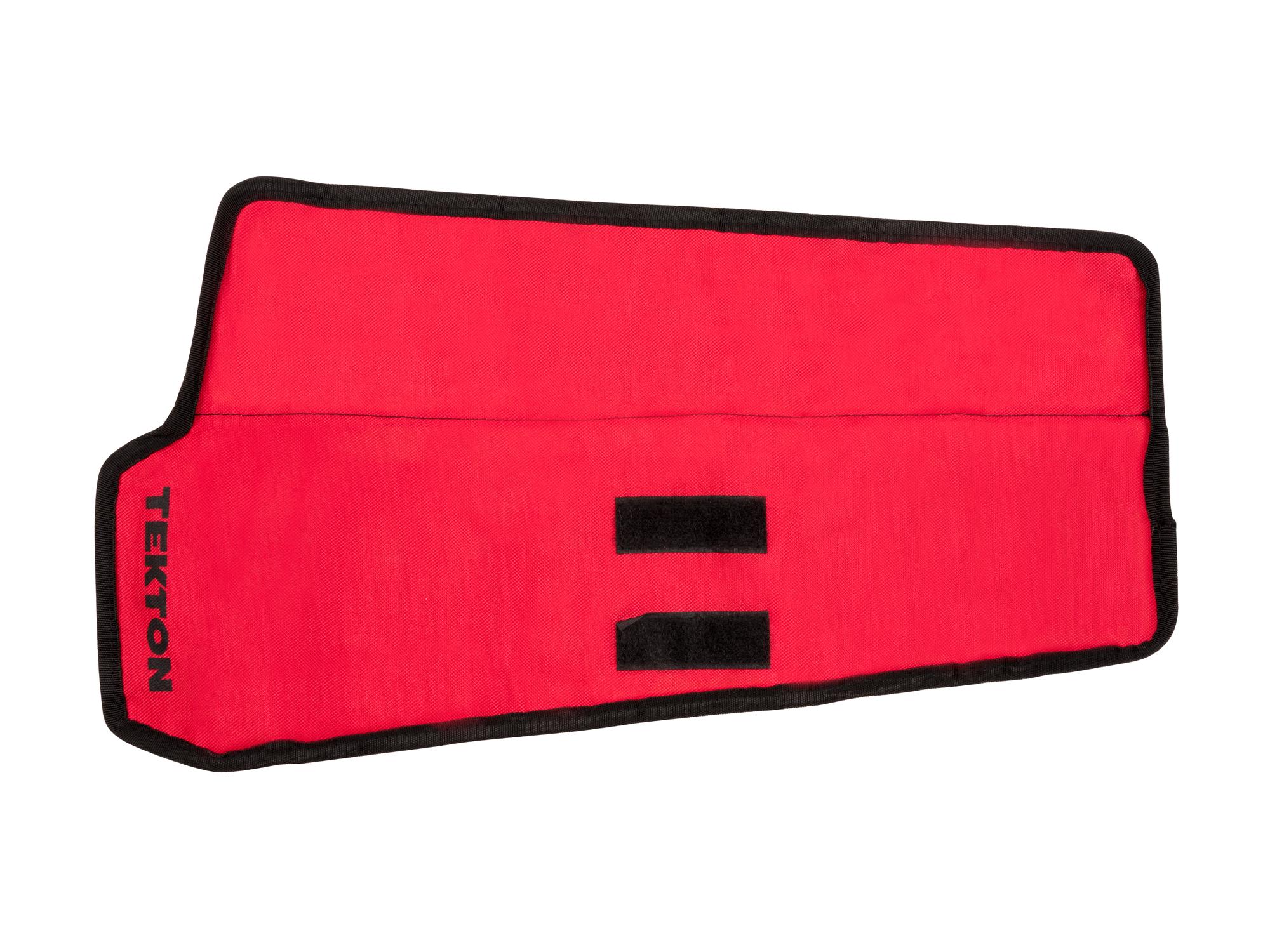 Back view of red Tekton roll wrench organization. Item #ORG27212