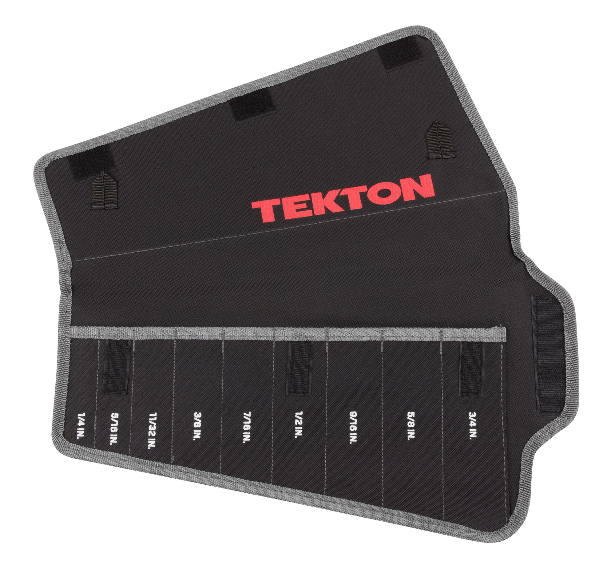 9-Tool Combination Wrench Roll-Up Pouch (Inch Sizes) | TEKTON