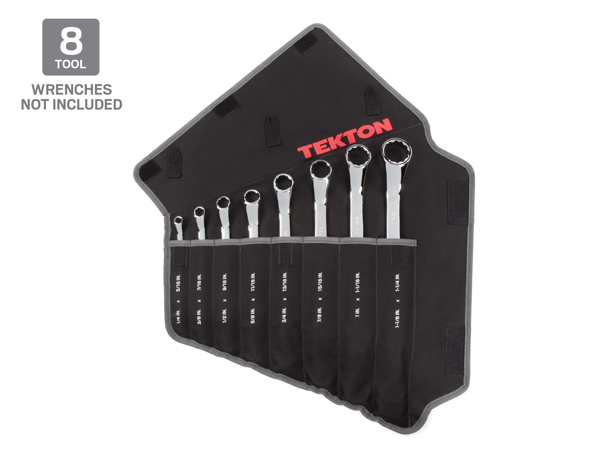 Tekton pouch wrench organization storage with tools. Tools not included.. Item #ORG27708