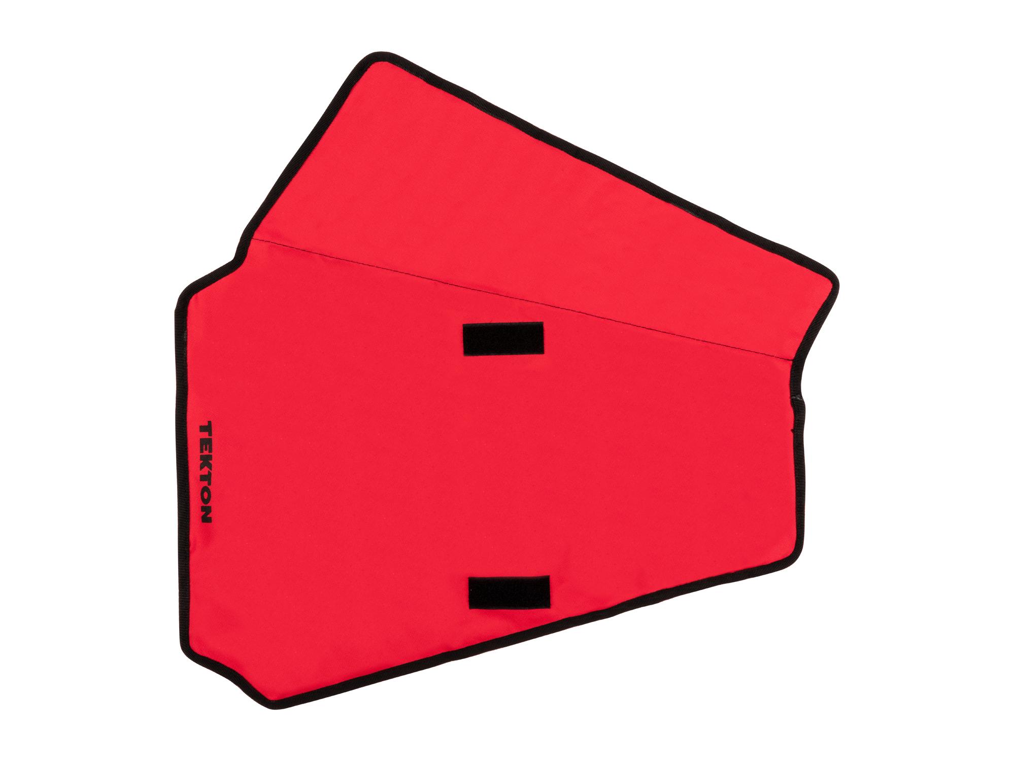 Back view of red Tekton roll wrench organization. Item #ORG27811