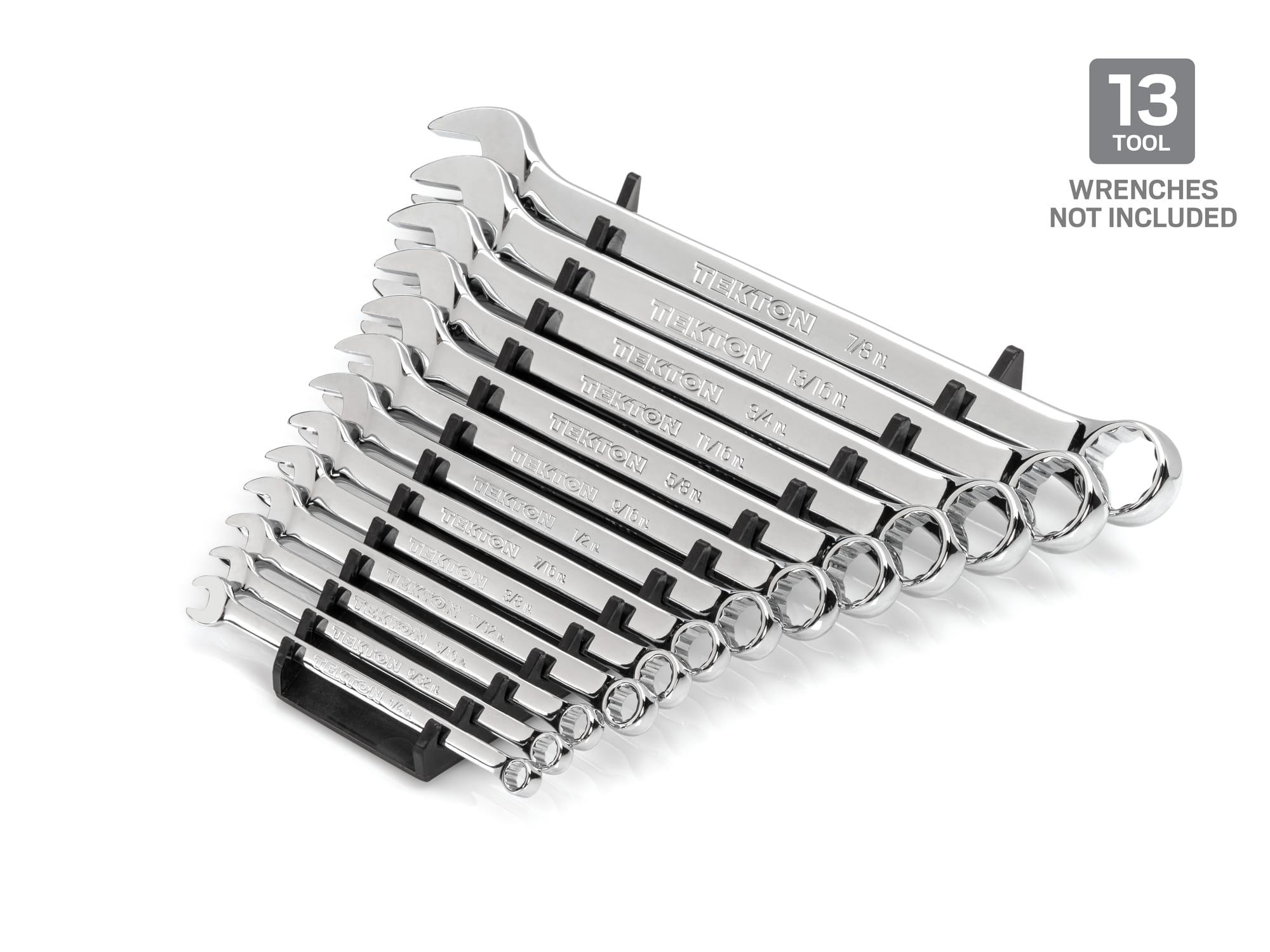 Tekton rack wrench organization with tools. Tools not included. Item #ORG29113