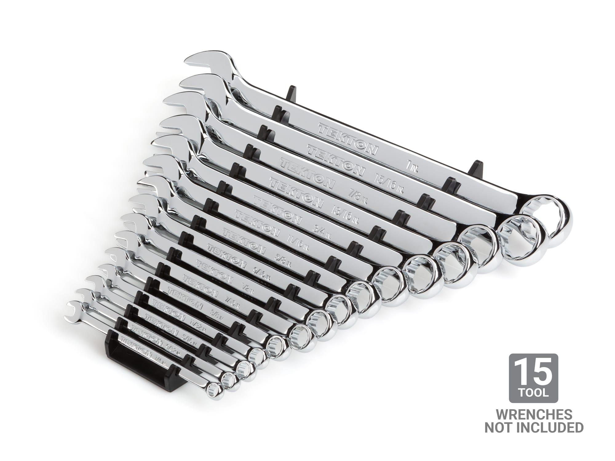 Tekton rack wrench organization with tools. Tools not included. Item #ORG29115