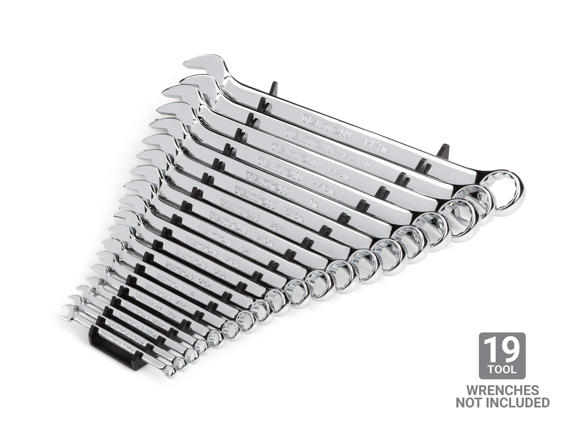 Tekton rack wrench organization with tools. Tools not included. Item #ORG29119