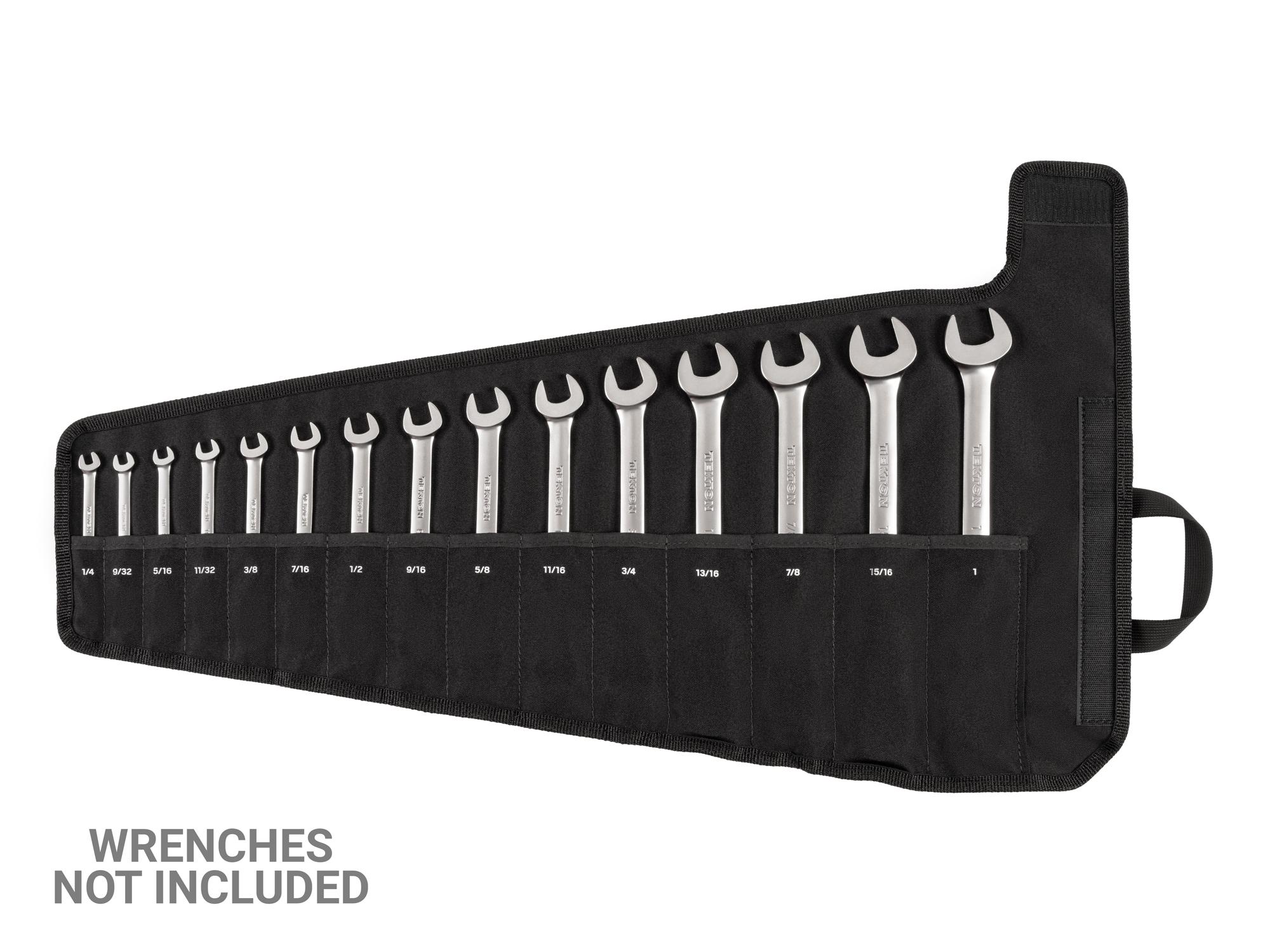 Tekton roll wrench organization with tools. Tools not included. Item #OTP21107