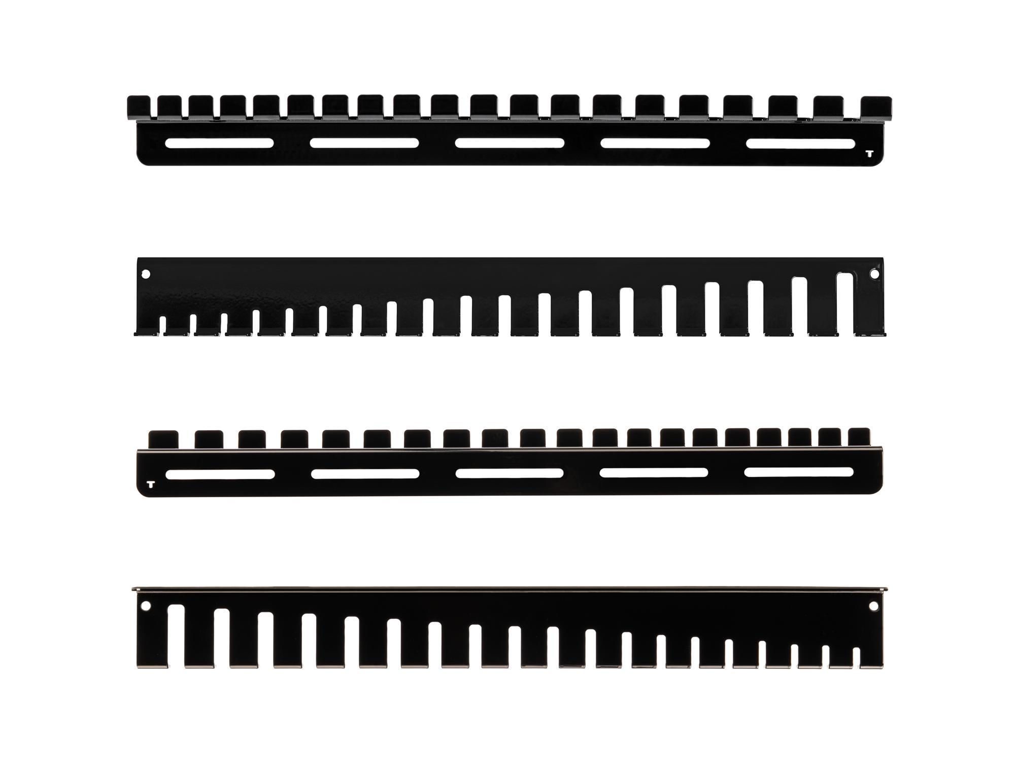 Side view of black Tekton hanger wrench organization. Item #OWH11119