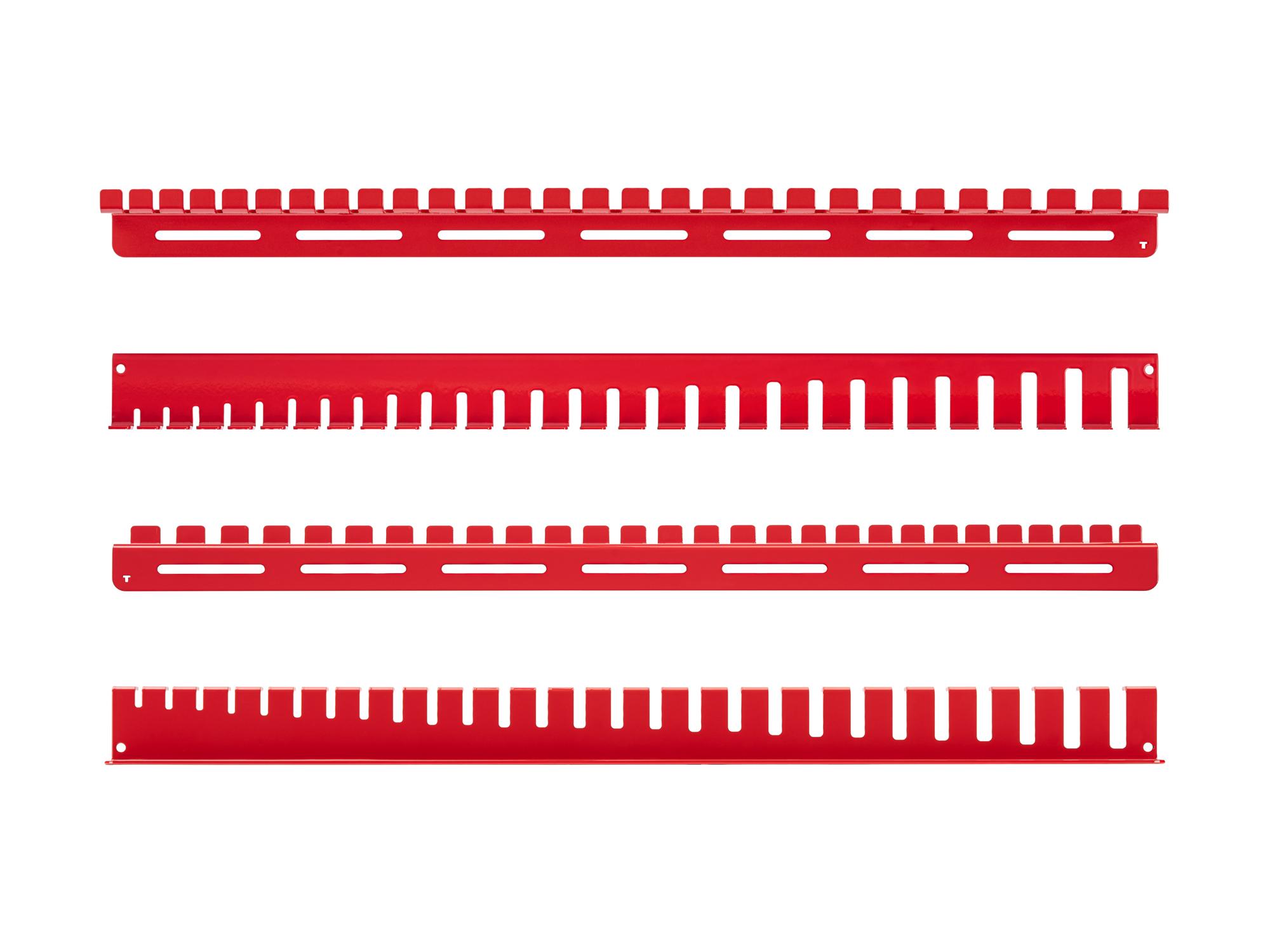 Side view of Tekton hanger red wrench organization set. Item #OWH11227