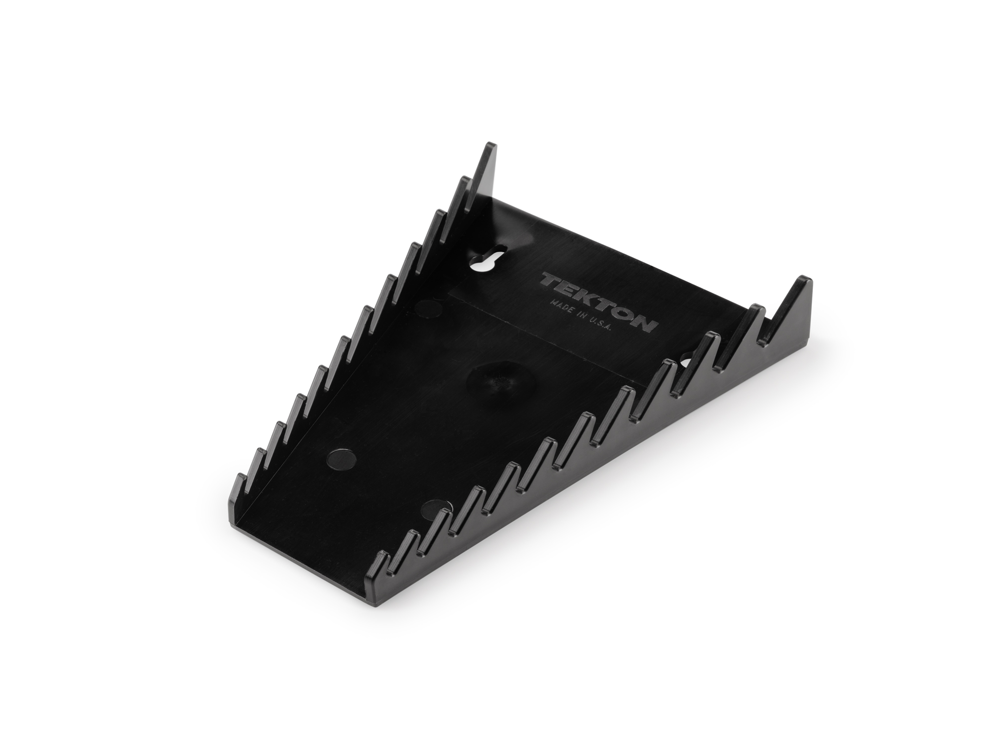11-Tool Wrench Rack (Black) | TEKTON | OWP12111
