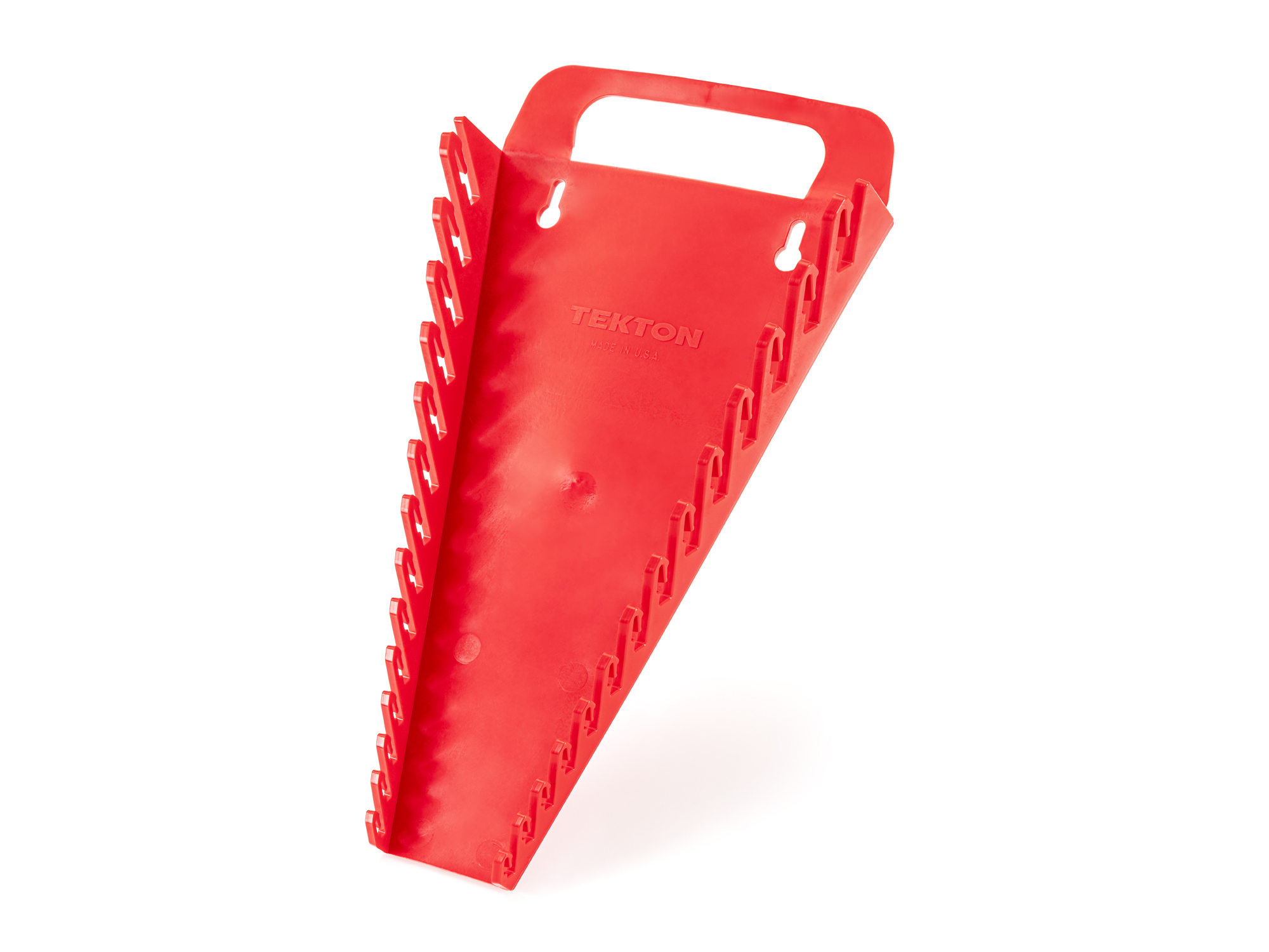 TEKTON 14-Tool Combination Wrench Holder (Red)