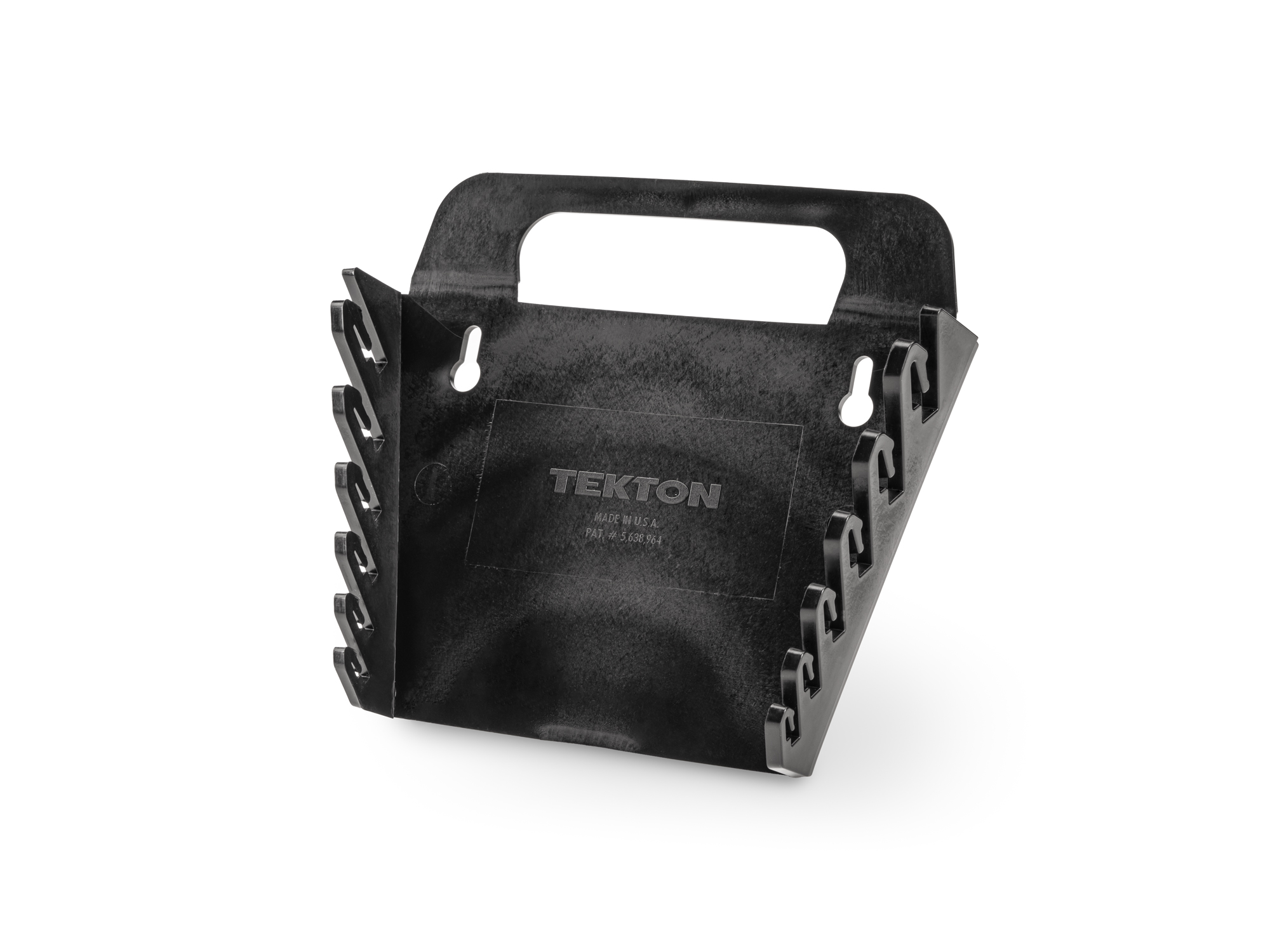 TEKTON 6-Tool Long Flex 12-Point Ratcheting Box End Wrench Holder (Black)