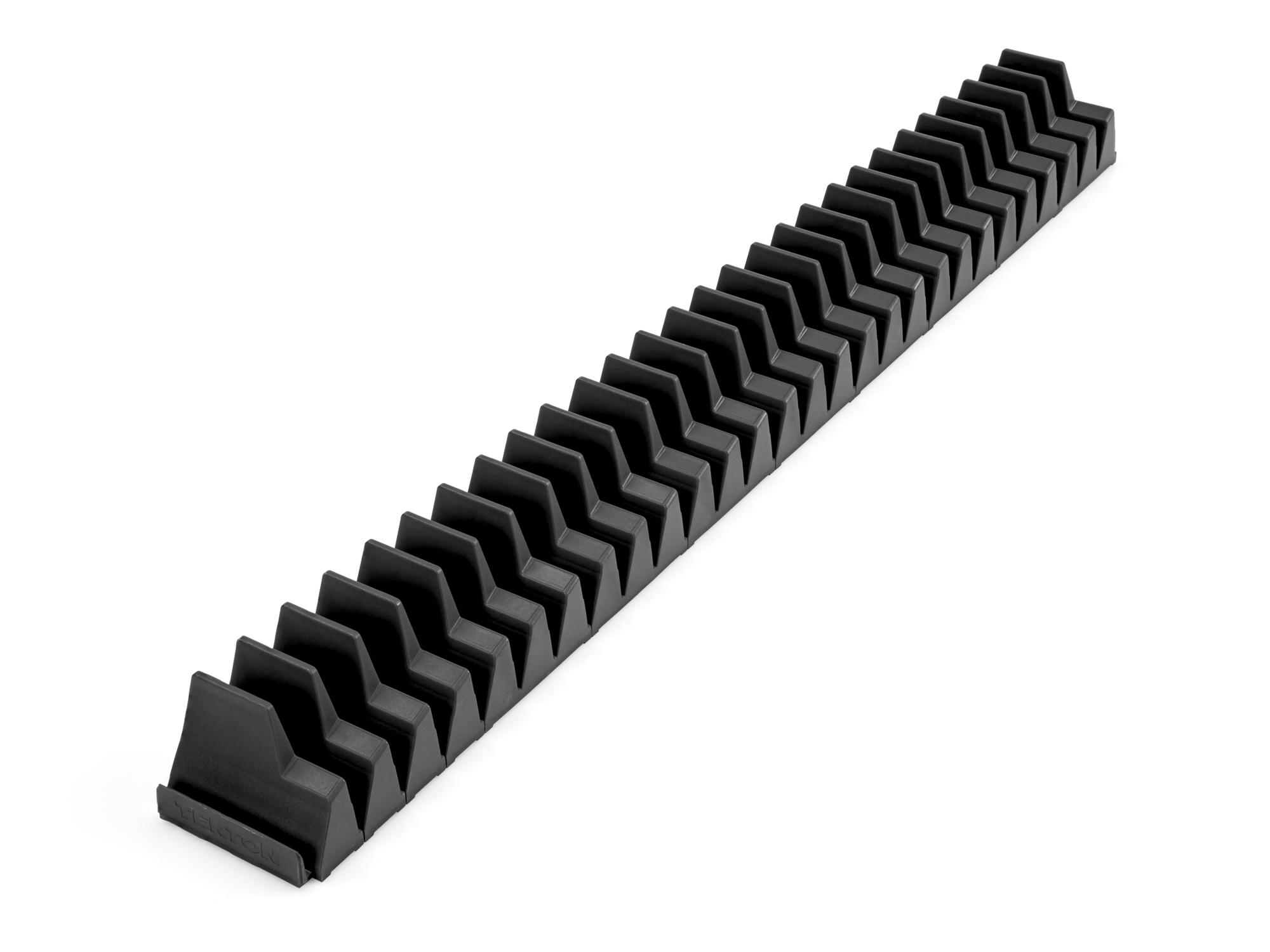 Front-right angle view of Tekton black modular wrench organization set. Item #OTM92127