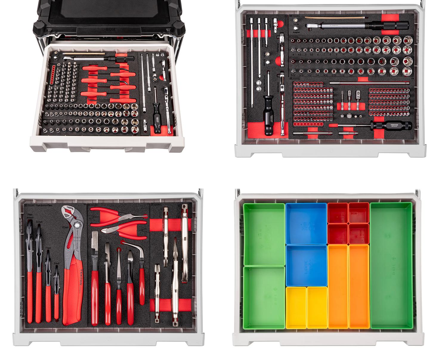 Tekton RIG drawer layout options