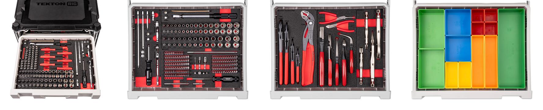 Tekton RIG drawer layout options
