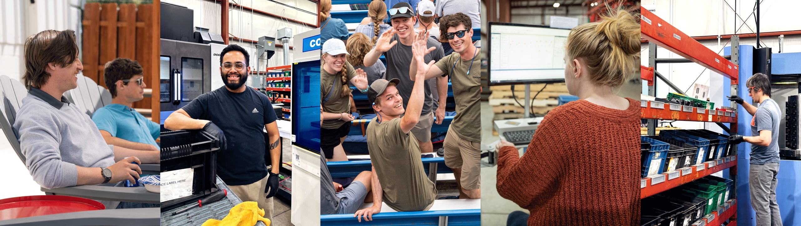 Photo collage of people at Tekton.