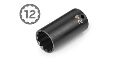 Tekton 24 mm 12-point deep impact socket