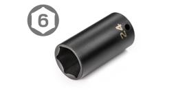 Tekton 24 mm 6-point deep impact socket