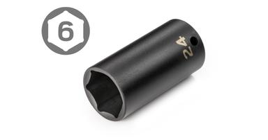 Tekton 24 mm 6-point deep impact socket