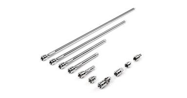 Tekton chrome-plated hand drive socket accessory set
