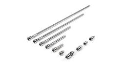 Tekton chrome-plated hand drive socket accessory set