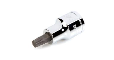 Tekton T47 chrome-plated hand drive bit socket
