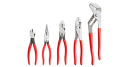 Tekton pliers with red handles