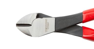 Tekton cutting pliers with red handles