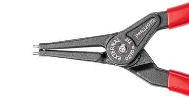 Tekton external retaining ring pliers with red handles