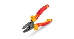 Tekton yellow and red handled combination pliers