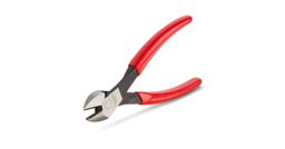 Tekton cutting pliers with red handles