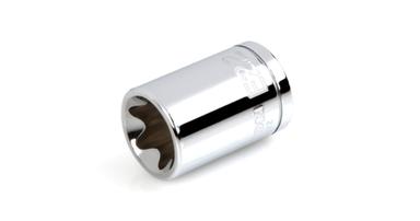 Tekton E22 external star chrome-plated hand drive socket
