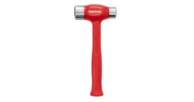 Red Tekton flat steel face dead blow hammer