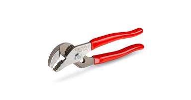 Tekton groove joint pliers with red handles